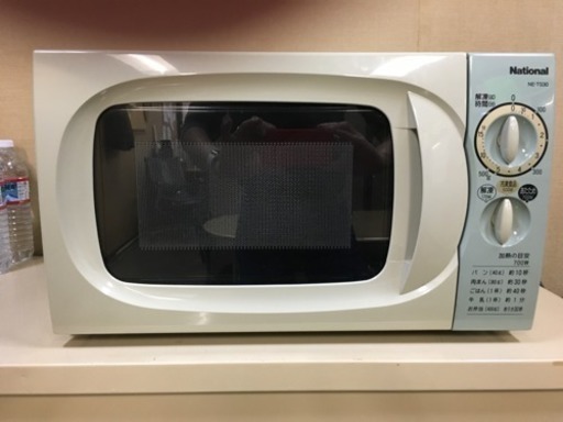 まだ現役！ナショナル電子レンジ2002年製