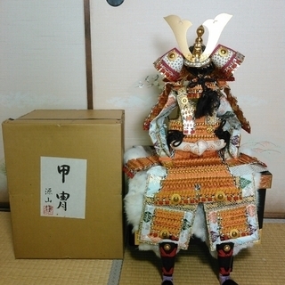 源山作 五月人形三段飾り - 年中行事用品