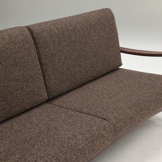 展示現品（ほぼ新品）！3人掛けソファー！ブラウン色！北欧テイスト 