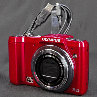 OLYMPUS デジタルカメラ SZ-20 レッド 1600万画...