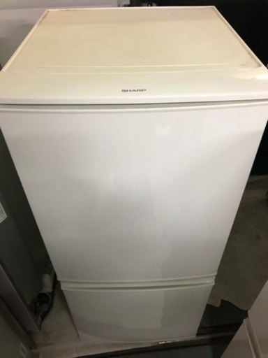 [シャープ] 2ドア冷蔵庫 2015年製 SJ-D14AW