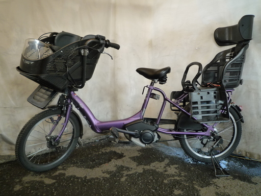 YA060503K　適正価格！中古電動アシスト自転車　近隣配送費込　ヤマハ　PAS　KISS　mini　（新品バッテリー付き）