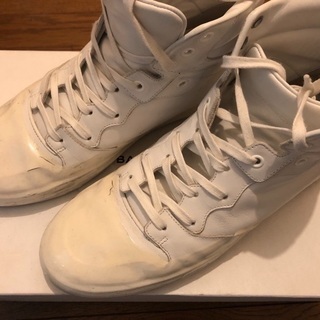 バレンシアガ ポリウレタン加工ハイカットスニーカー