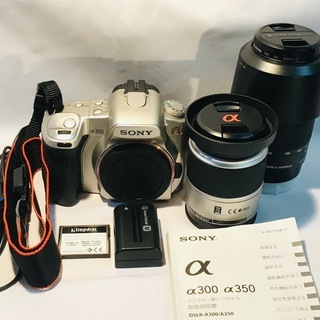 ソニー α300(ダブルレンズ) ソニー α300(ダブルレンズ)