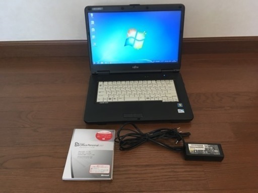 富士通 Windows7 MS office2007キー付き