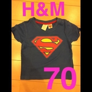 サイズ70⭐️H&MスーパーマンTシャツ