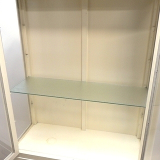 ドクターキャビネット 医療棚 飾り棚 3面ガラス ショーケース レトロ　/SR2F