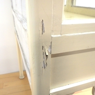 ドクターキャビネット 医療棚 飾り棚 3面ガラス ショーケース レトロ　/SR2F