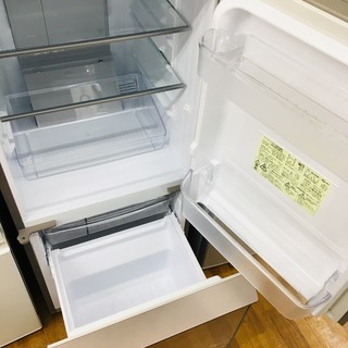 【安心の1年保証付】　SHARP　2ドア冷蔵庫　2018年製　137L