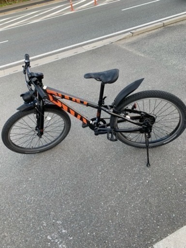 ☆中古品 ブリジストン自転車 BWX  24インチ LEDライト付き 6段変速☆