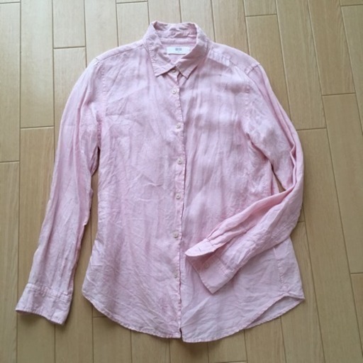 ユニクロ リネンシャツ ピンクm くらりずむ 西大宮のシャツ レディース の中古 古着あげます 譲ります ジモティーで不用品の処分