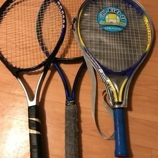 テニスラケット3本セット 終了しました