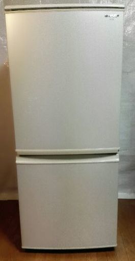シャープ2ドア冷凍冷蔵庫SJ-14S-Wホワイト09年製美品 配送無料