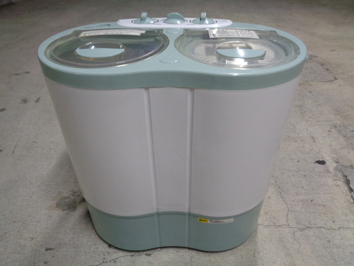 ALUMIS アルミス 2槽式小型自動洗濯機  脱水機能搭載 AHB-02 2018年製