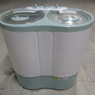 ALUMIS アルミス 2槽式小型自動洗濯機 脱水機能搭載 AHB-02 2018年製