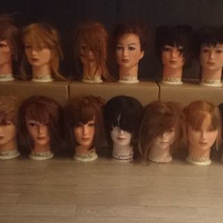 ２４個セット  ヘアマネキン