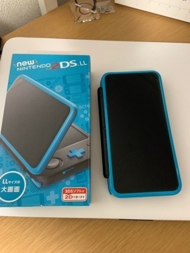 New ニンテンドー2DS LL ブラック×ターコイズ