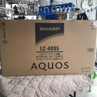 シャープ AQUOS40型  2018年