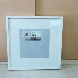 ホワイトリッバ フレーム５０x５０ｃｍ(IKEA RIBBA )