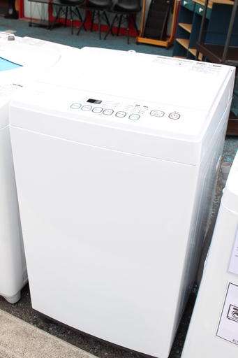 J008)【美品・高年式！】エルソニック ELSONIC 全自動洗濯機 EM-L50S 2018年製 5.0kg