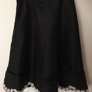 Aラインスカート☆ブラック黒