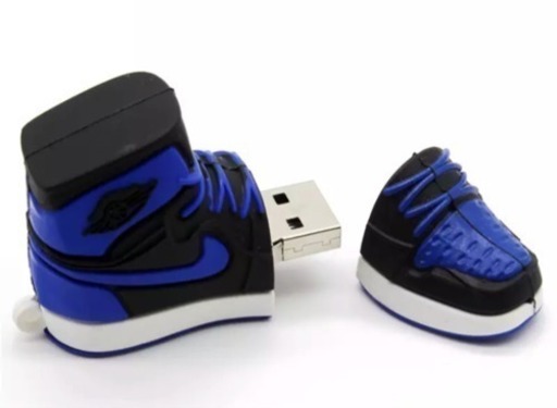 新品未使用 Nike Air Jordan 1 Usb メモリ ジョーダン 青黒 Tk 大田のその他の中古あげます 譲ります ジモティーで不用品の処分