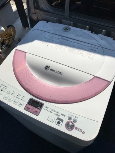 取引中2014年製シャープ全自動洗濯機容量6キロ。千葉県内配送無料。設置無料。