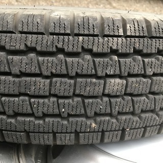 145R12LT]8分山以上・ブリヂストンスタッドレスタイヤ、ホイール付4本