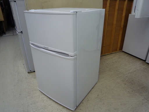６ヶ月保証付　2017年製　２ドア冷凍冷蔵庫　LIMLIGHT　90L　同型在庫多数　社宅　介護施設など対応可