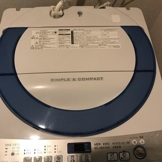 SHARP  洗濯機  5.5kg  