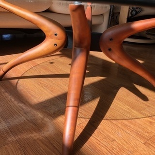 ガラステーブル 【porada】