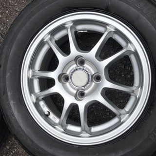 軽量ホイール ECO FORME 14インチ タイヤおまけ 組み替えも出来ます！