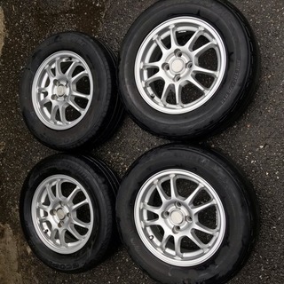 軽量ホイール ECO FORME 14インチ タイヤおまけ 組み替えも出来ます！