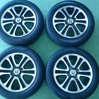 ホンダ N-BOX カスタム純正 155／65R14 アルミホイール 美品の通販はau 