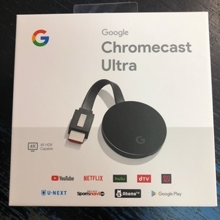 新品同様 google chromecast ultra クロー...