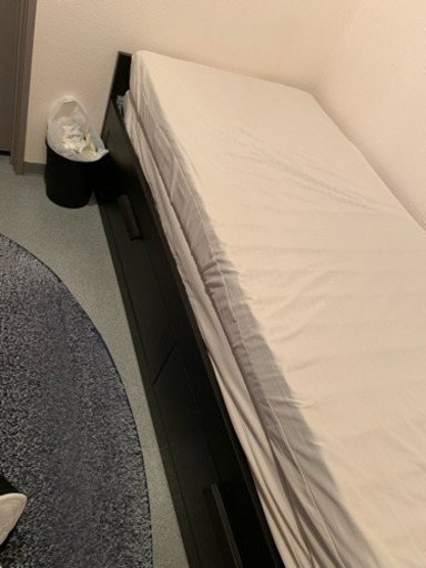 Ikeaの収納付きセミシングルベッド サイズ変更可 マットレス あー 新高円寺のベッドの中古あげます 譲ります ジモティーで不用品の処分