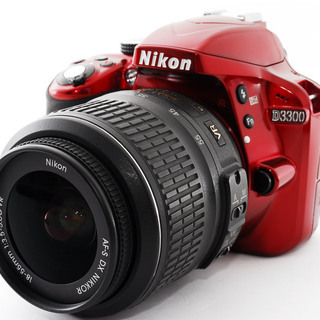 Nikon D3300 レンズセット レッド★極上美品★高画質！...