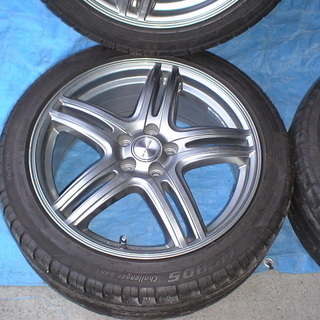 宮城県 WAREN 17X7J 100 +50 HIFLY215/45HF805 4本セット プリウス等 