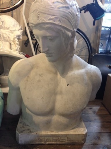 石膏像 ギリシャ ボルゲーゼのマルス胸像