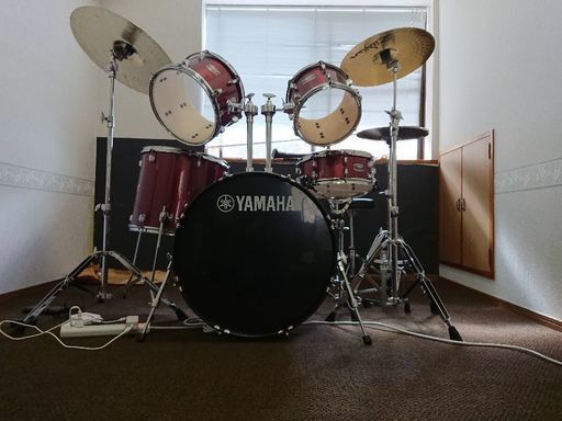 四国内配達 YAMAHA / RDP2F5STD BGGバーガンディーグリッター ヤマハ ライディーン ドラムセット シンバル付きフルセット