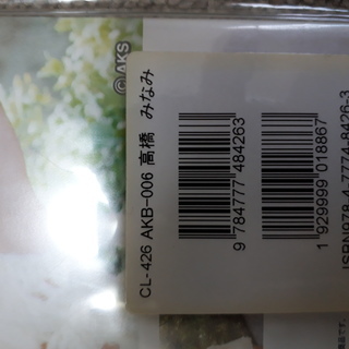 高橋　みなみ 2012 TOKYOデートカレンダー CL-426 AKB-006