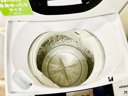 安心の6か月動作保証付き！ HITACHIの洗濯機！