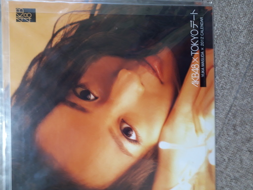 増田 有華 2012 TOKYOデートカレンダー CL-438 AKB-018　【未開封】