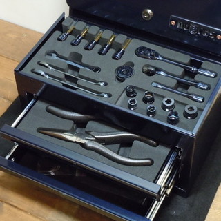 【JR-84】KTC nepros(ネプロス) 6.3sq.ツールセット 鉄紺[21点] NTX7221JB 未使用品