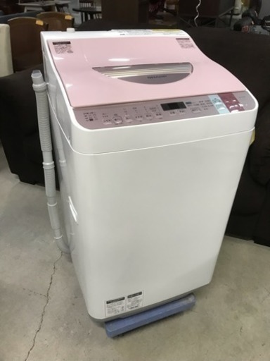 凹みあり激安！SHARP 2016年製 電気洗濯乾燥機 ES-TX750-P