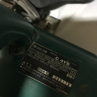 動作OK 動作良好 日立工機 HITACHI C4YB 集じん丸のこ 100mm R30Y3 小型集じん機 セット 電動工具 内装 DIY