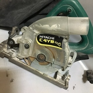 動作OK 動作良好 日立工機 HITACHI C4YB 集じん丸のこ 100mm R30Y3 小型集じん機 セット 電動工具 内装 DIY