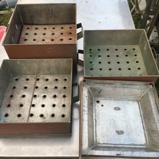 古銅 3段蒸し器