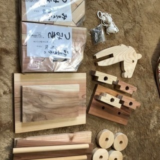 引き取り先決まりました。日本製木製つみき、新品未使用