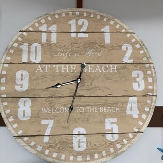 ロンハーマン風 西海岸テイスト (直径約60) 掛け時計